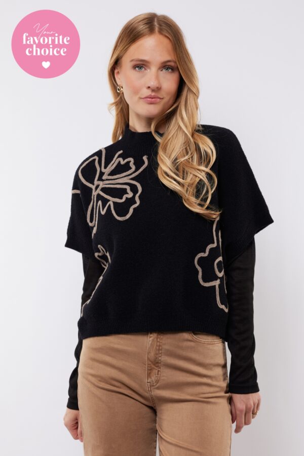 C & S The label - Violette knit gilet - Afbeelding 4