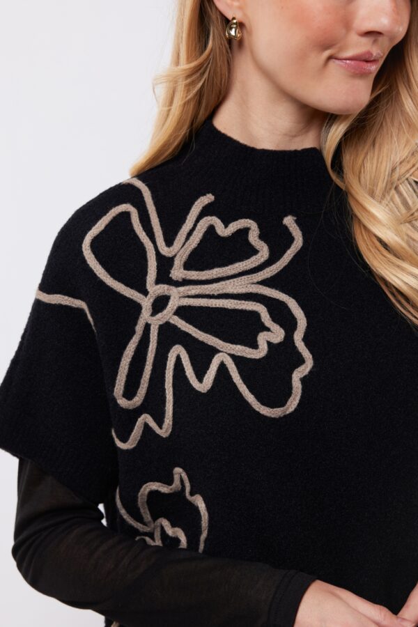 C & S The label - Violette knit gilet - Afbeelding 2