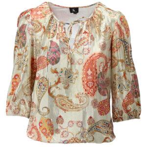 K-design blouse paisley print w340