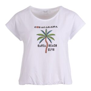 Enjoy t shirt met copa cabana print - Enjoy Dameskleding - Go-inn
