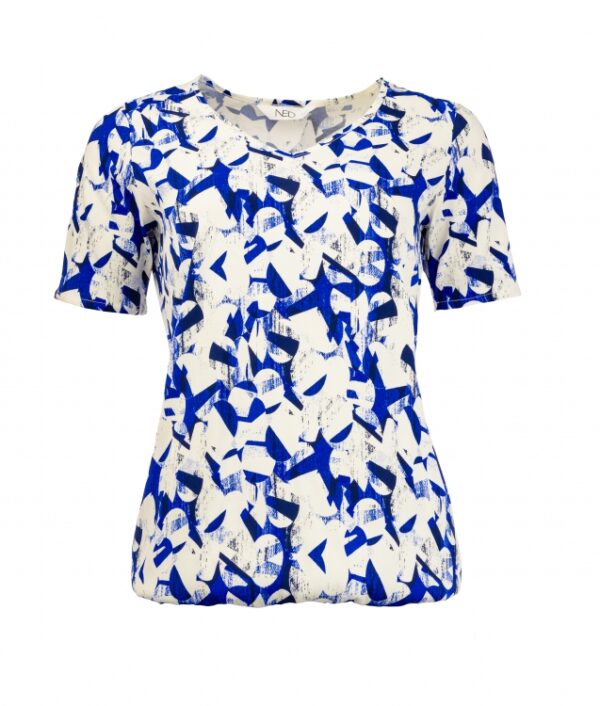 Xavier SS Nebulas Blue Playful Denim Cirlcles Megan