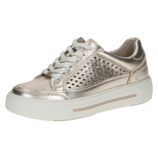 Caprice sneaker platin metal