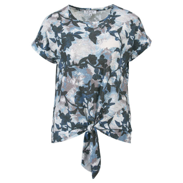 Enjoy - Top met bloemprint