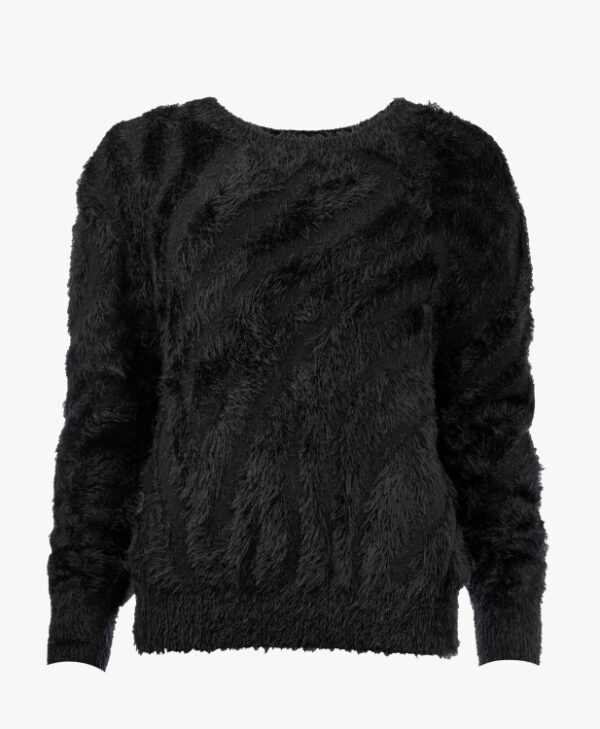 NED - Trui feathers furry zebra