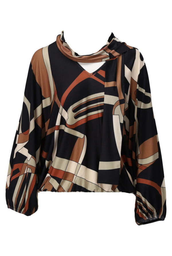 K - Design - Top met v-hals B338