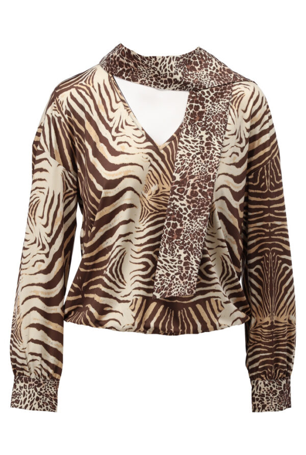 K - Design - Top met v-hals B202