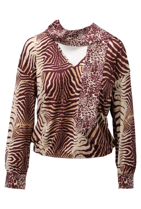 K - Design - Top met v-hals B202