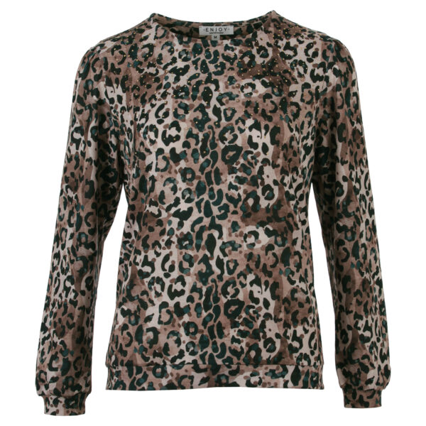 Enjoy - Blouson cozy dierenprint