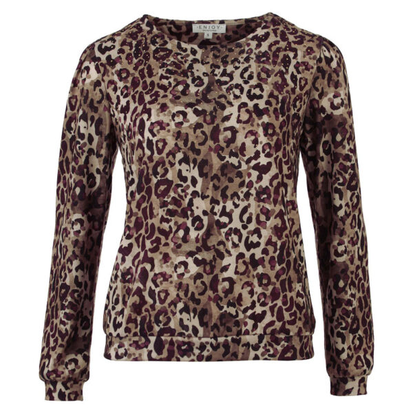 Enjoy - Blouson cozy dierenprint