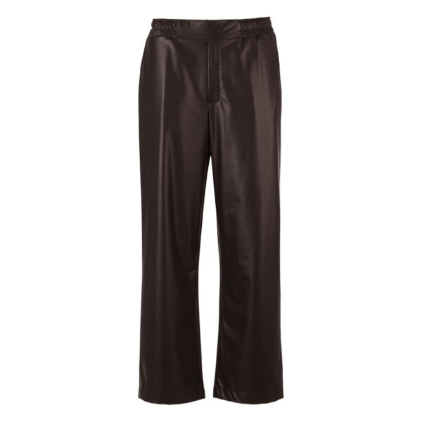 Enjoy - Broek wide leg vegan leer