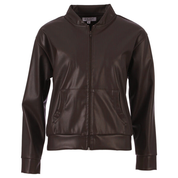 Enjoy - Bomber jasje vegan leer