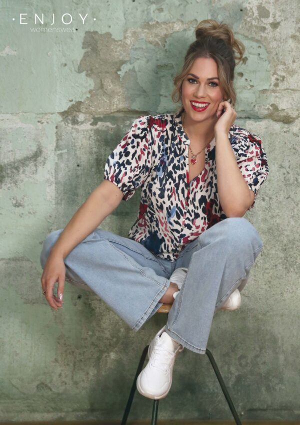 Enjoy  - Blouson met dierenprint - Afbeelding 2