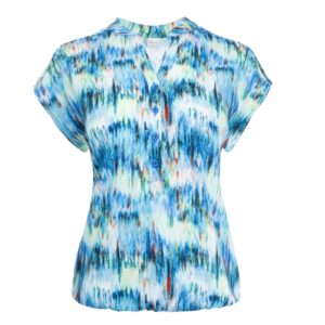 NED - Top Lucie blue drips