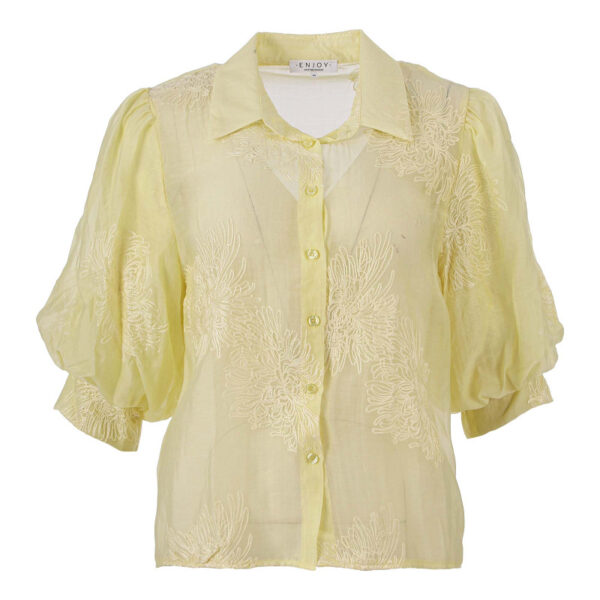 Enjoy - Blouse met korte ballon mouw