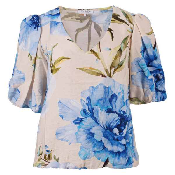 Enjoy - Blouson met korte pofmouw