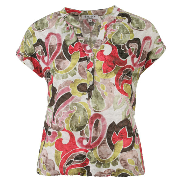 Enjoy - Blouson kapmouw paisley
