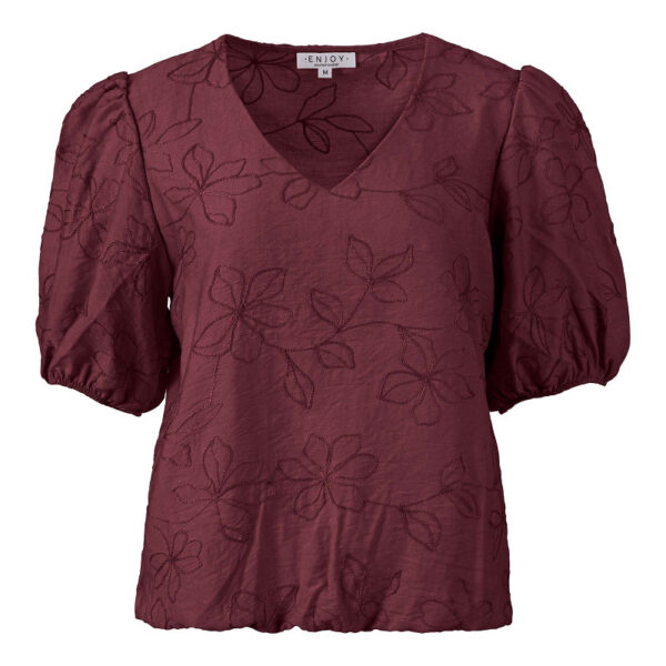 Enjoy - Blouson met bloem borduur