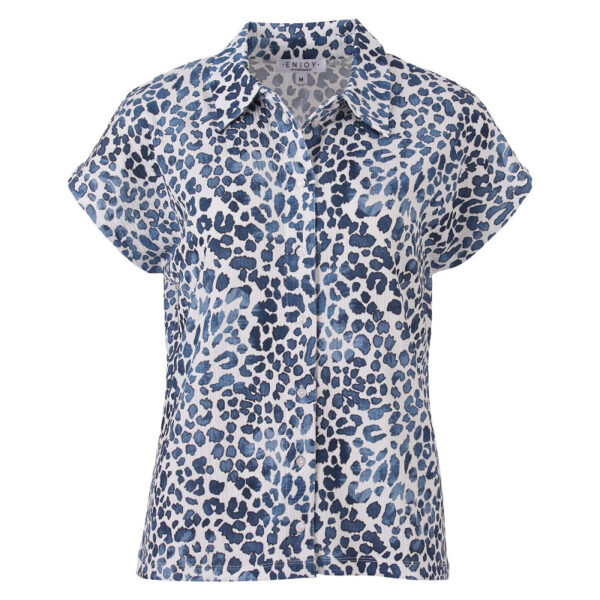 Enjoy - Blouse met panterprint