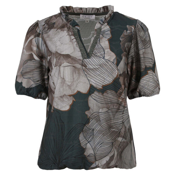 Enjoy - Blouson met bloemenprint