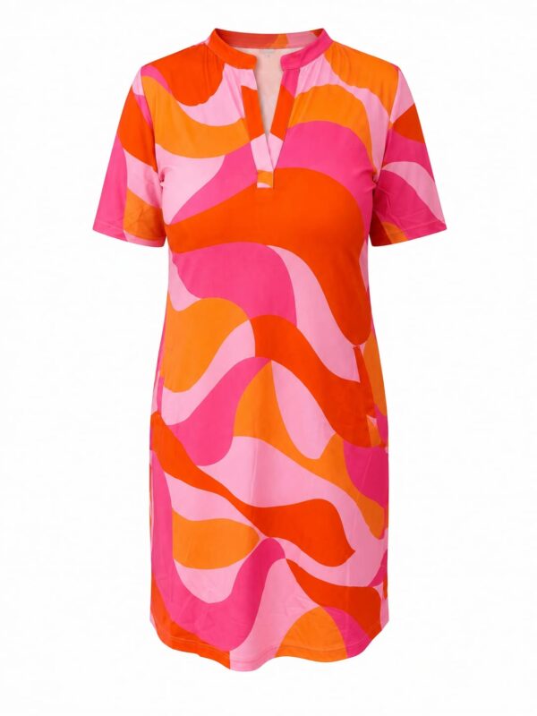 Angelle Milan - Jurk pink/orange