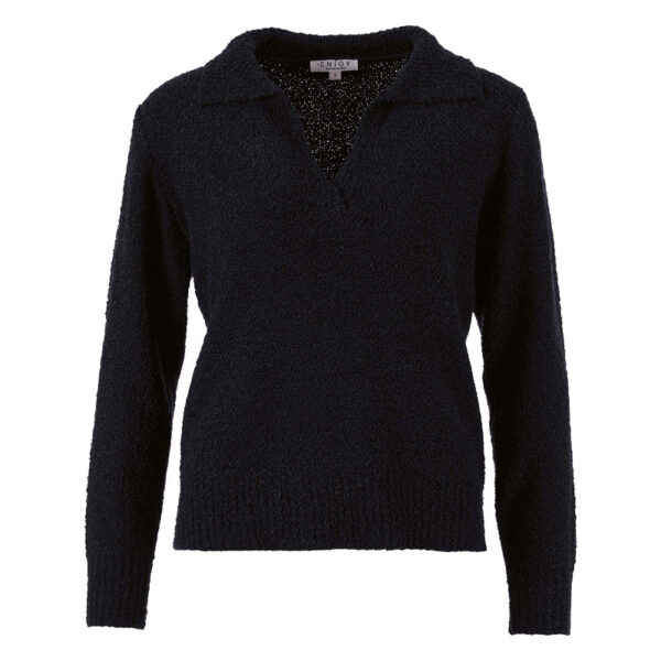 Enjoy - Pull polokraag boucle