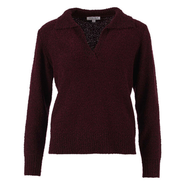 Enjoy - Pull polokraag boucle