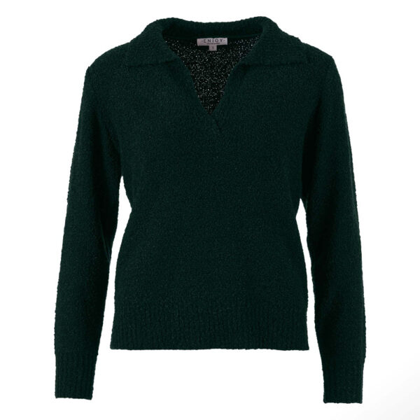 Enjoy - Pull polokraag boucle