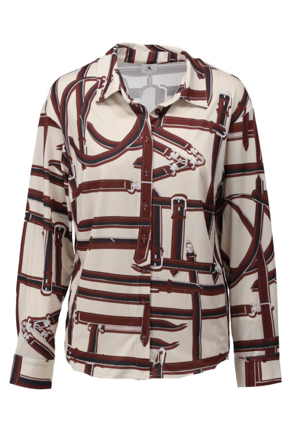 K - Design - Blouse met print