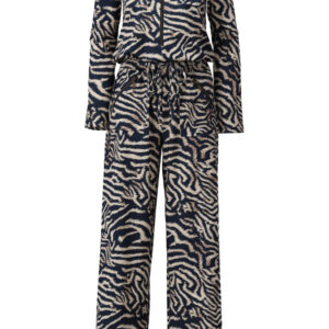 K - Design - Jumpsuit met rits & print