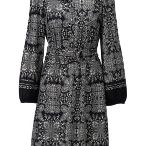 K - Design - Korte jurk met paisley print