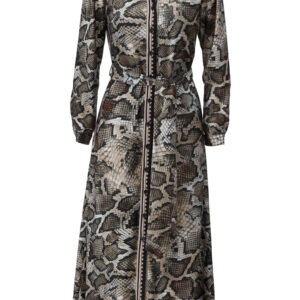 K - Design - Maxi jurk met slangenprint