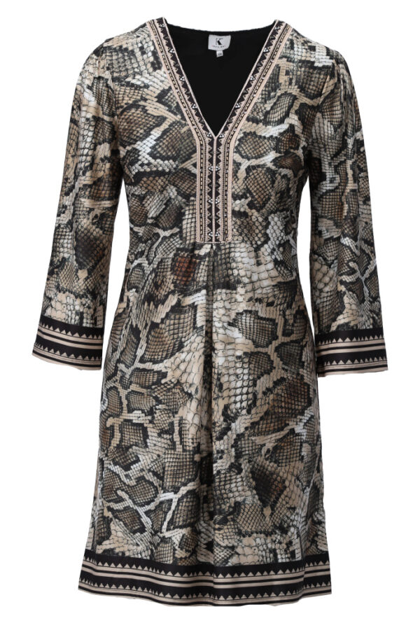 K - Design - Jurk met slangenprint