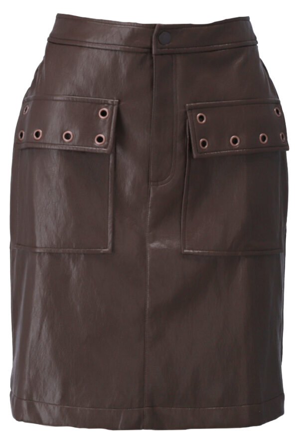 K - Design - Lederlook rok