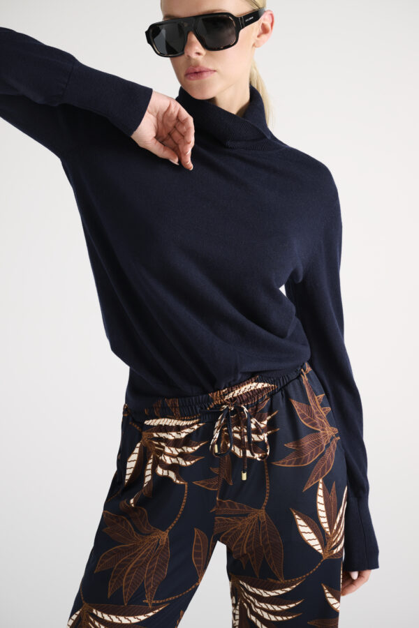 K - Design - Broek met botanische print - Afbeelding 3