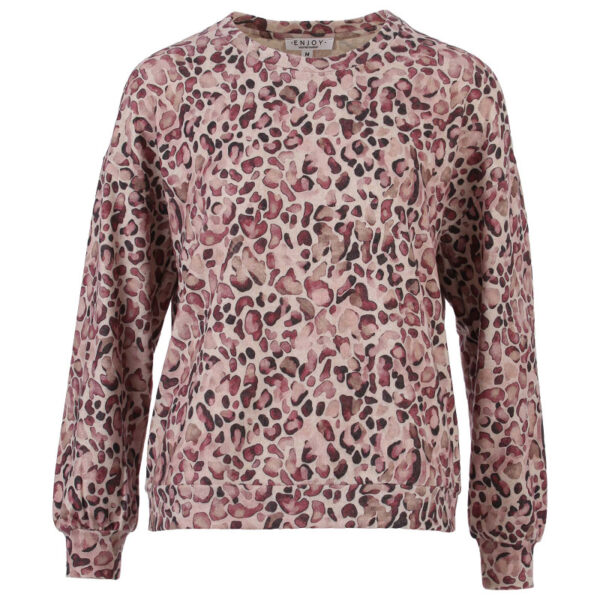 Enjoy - Sweater cozy panterprint