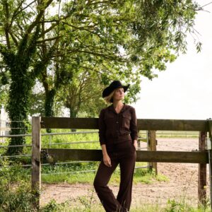 NED - Broek Nino paspel jacquard
