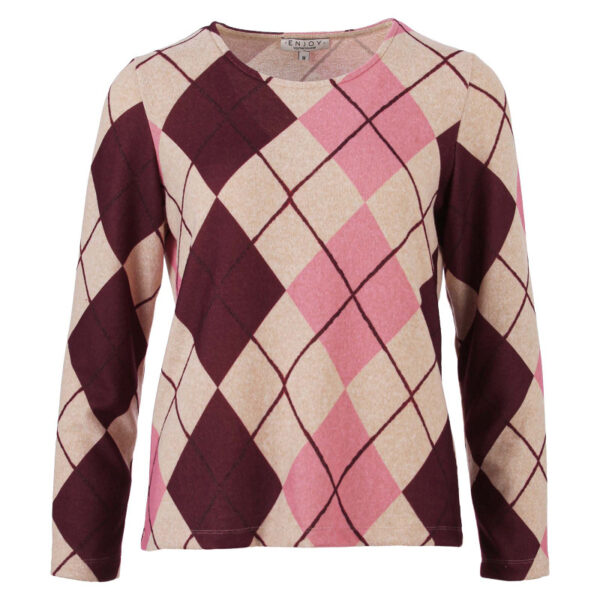Enjoy - Blouson met ruit print