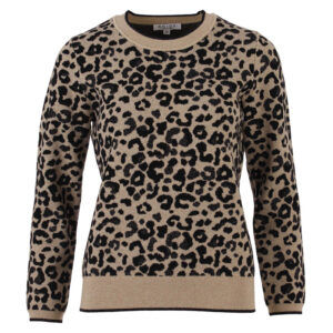 Enjoy - Pull panterprint met lurex