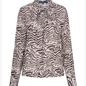 Red Button -  Blouse Zebra