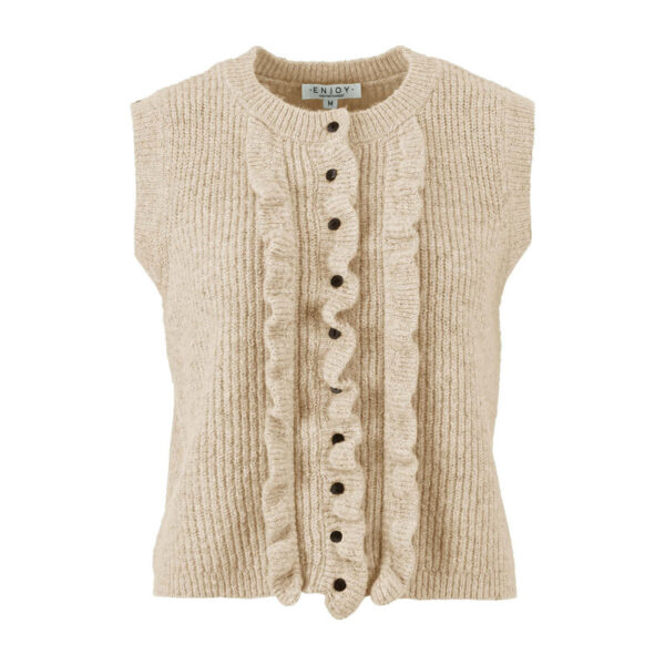 Enjoy - Gilet met pofmouw