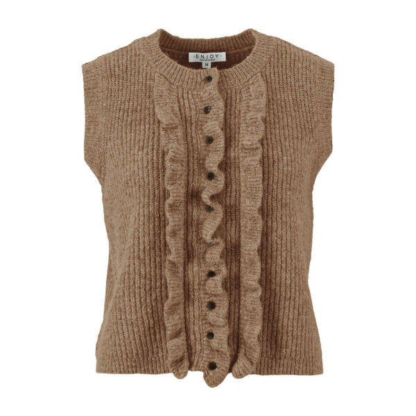 Enjoy - Gilet met pofmouw