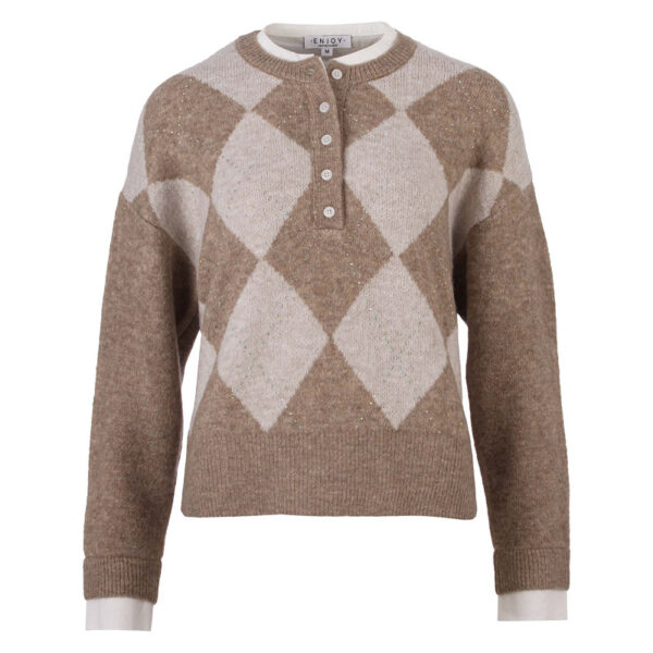 Enjoy - Pull met ruitjes